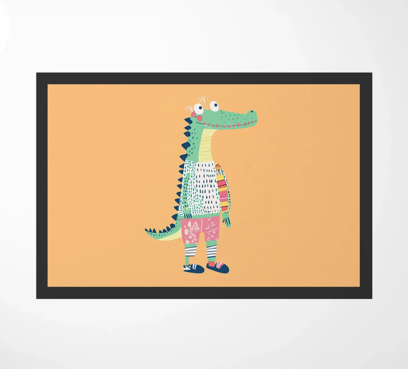 Bellissimo coccodrillo zerbino da Little Art Lab