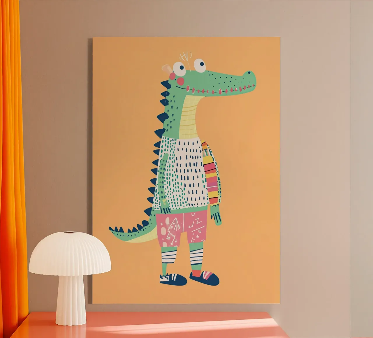 Beautiful crocodile plexiglass da Little Art Lab