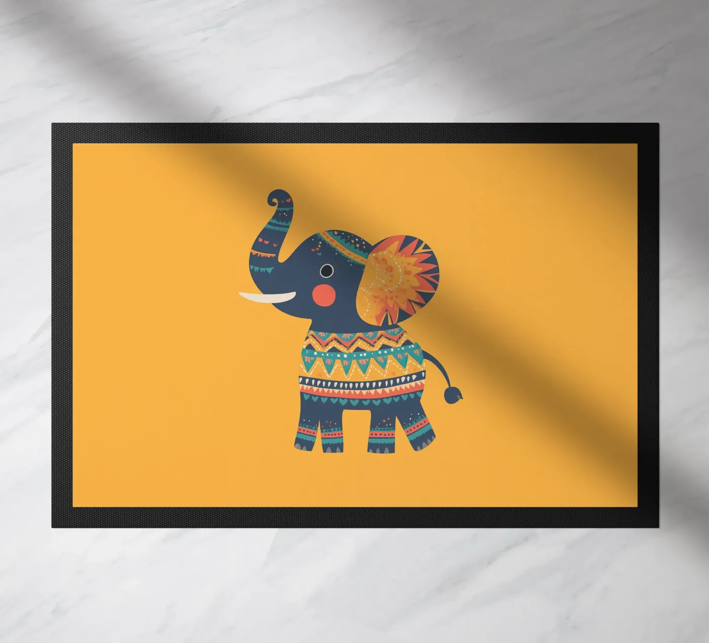 Bellissimo elefante zerbino da Little Art Lab