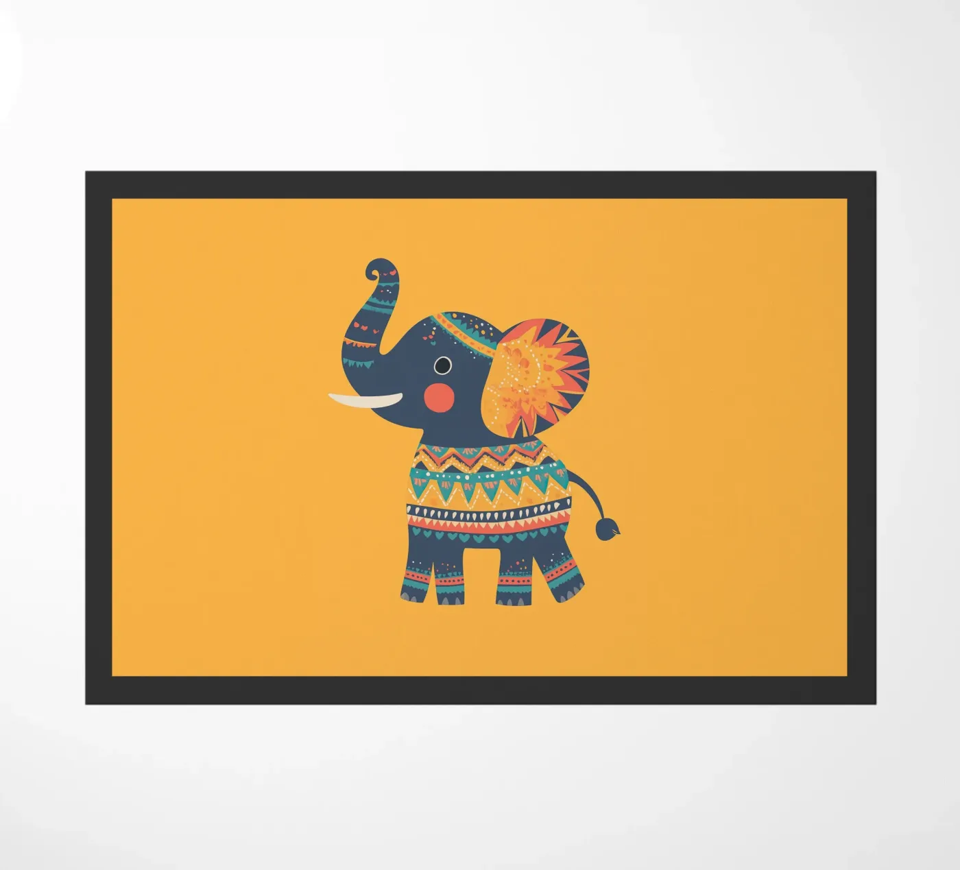 Bellissimo elefante zerbino da Little Art Lab