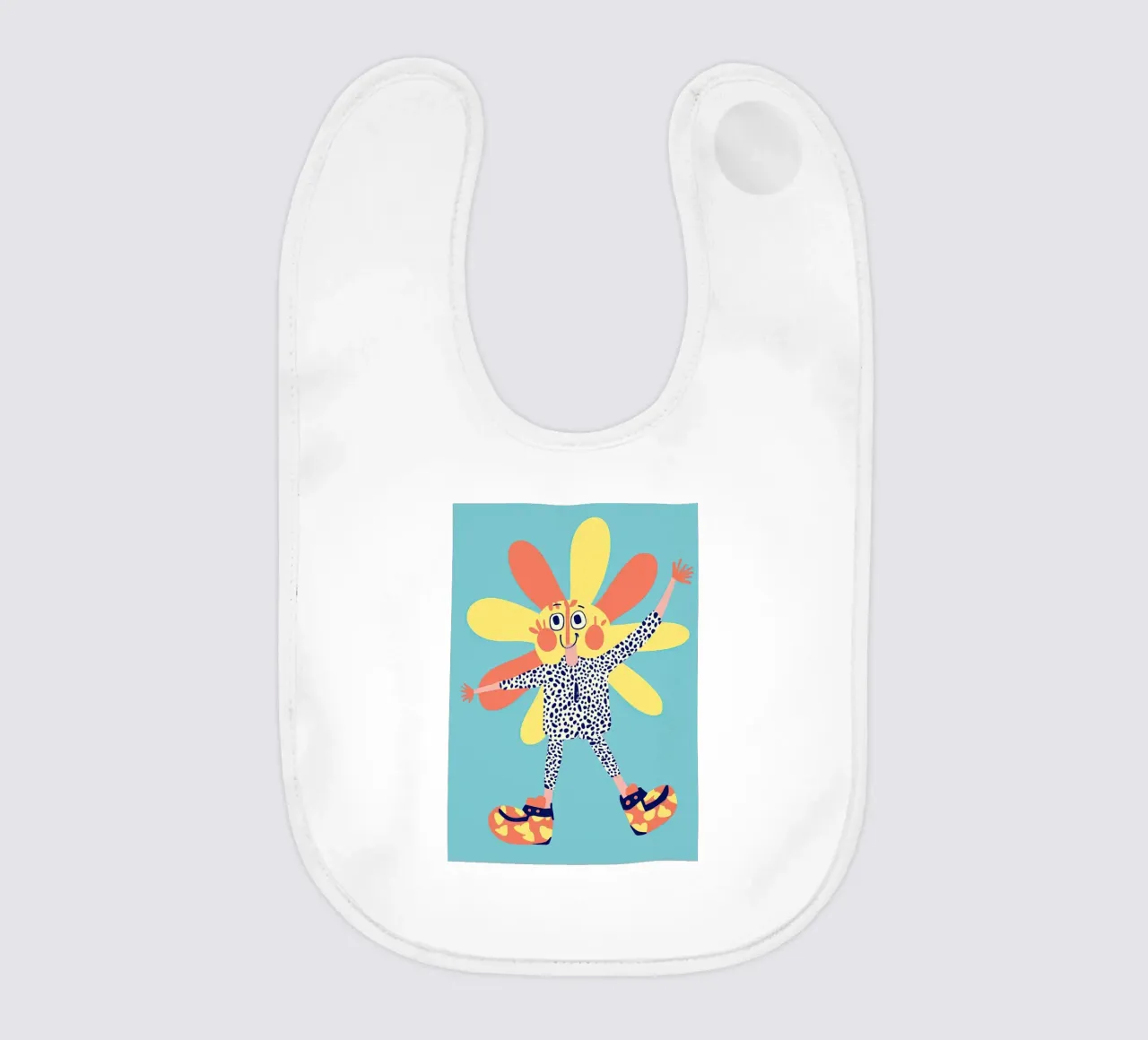 Danza dei fiori bavaglino da Little Art Lab