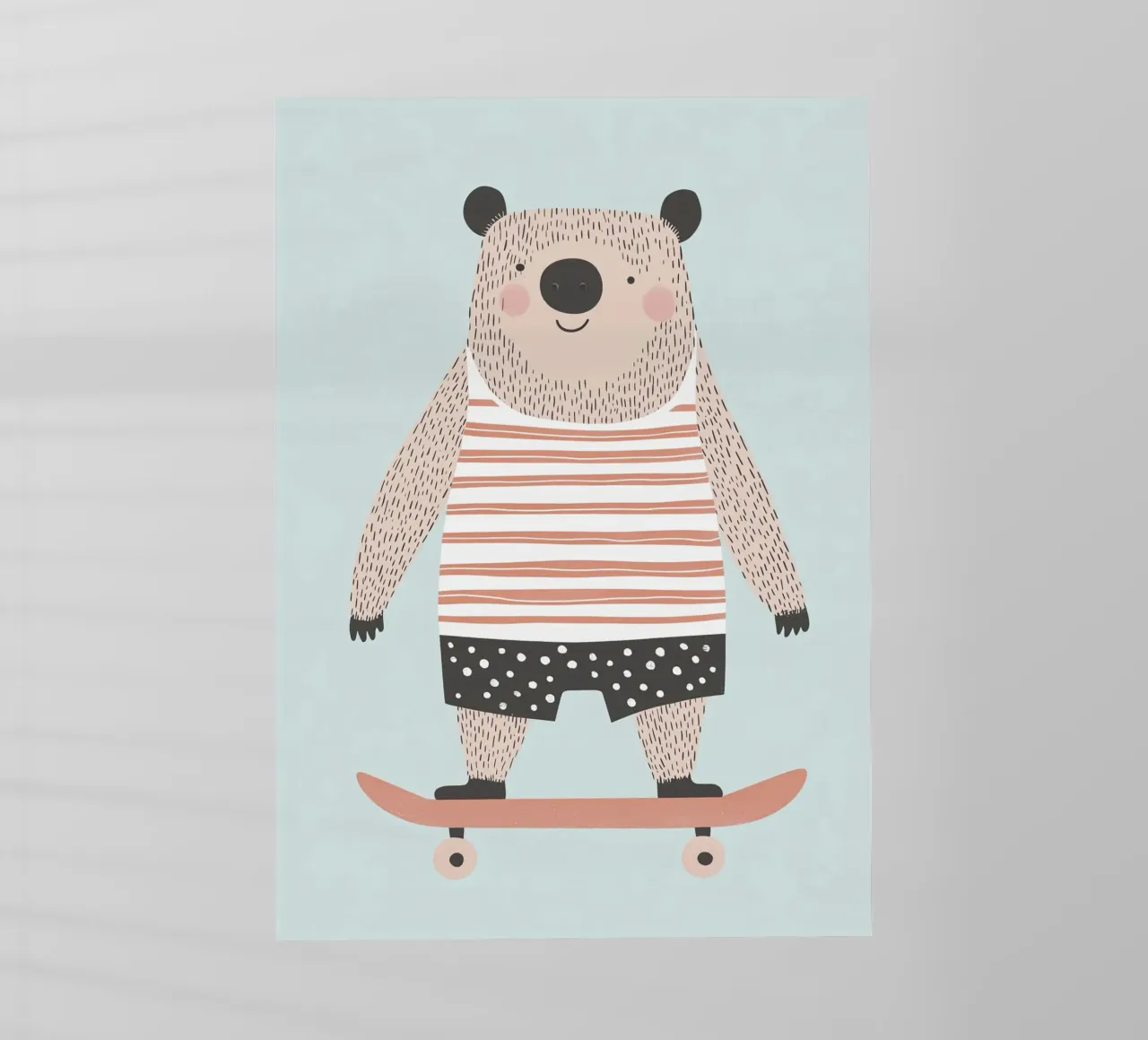 Pattinaggio dell'orso pellicola backlit da Little Art Lab