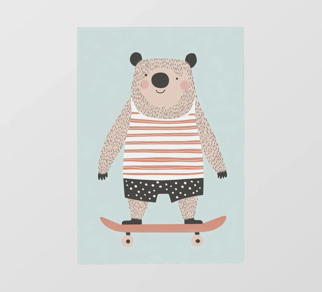 Pattinaggio dell'orso pellicola backlit da Little Art Lab