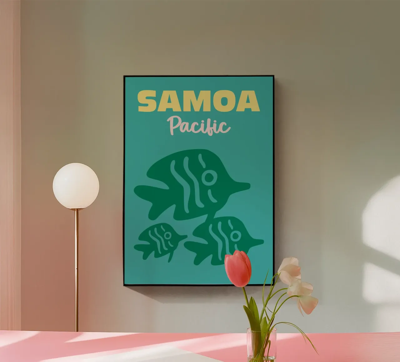 Samoa, Pacific acrylic glass by Colorful Homes