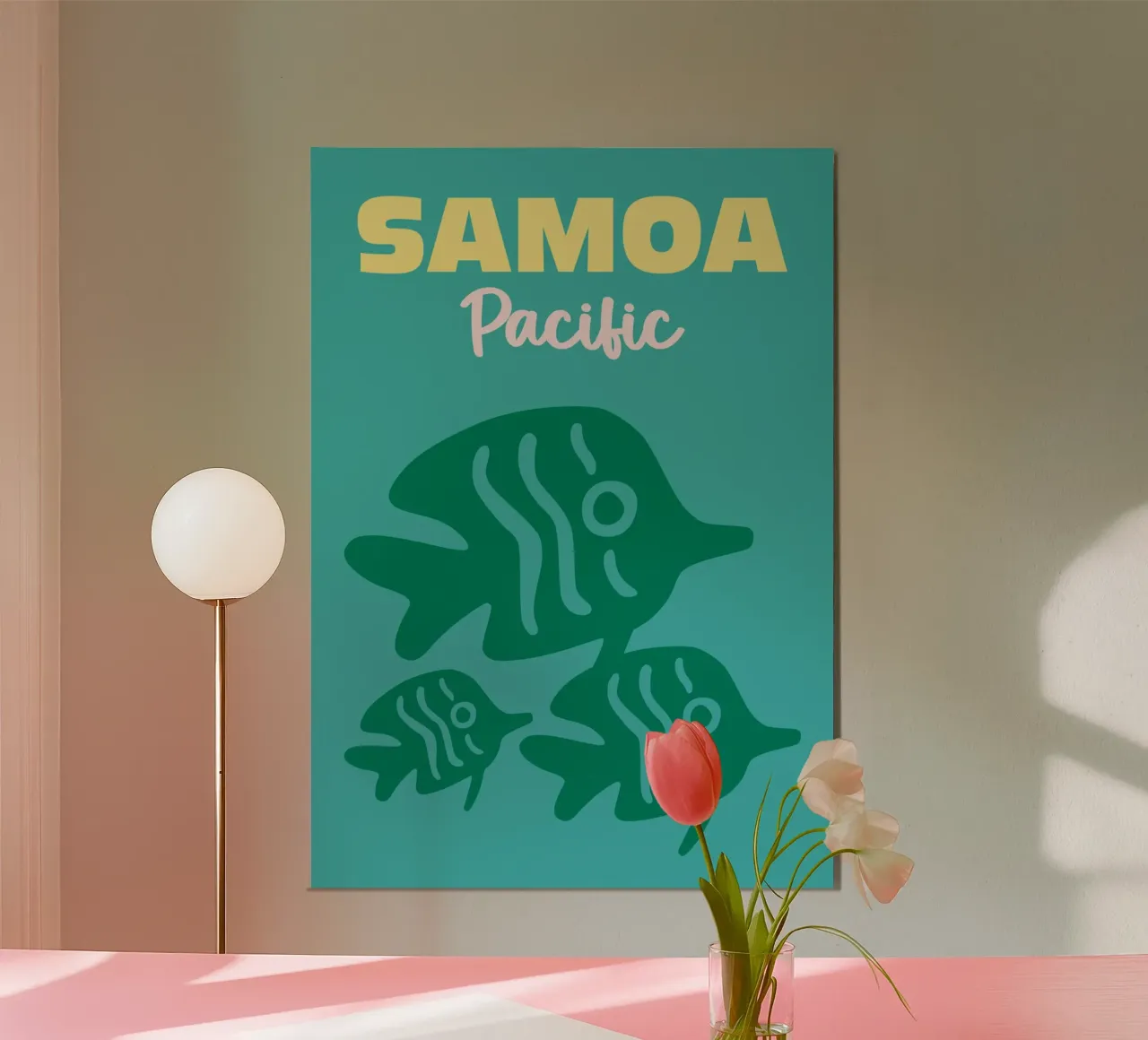 Samoa, Pacific poster da Colorful Homes