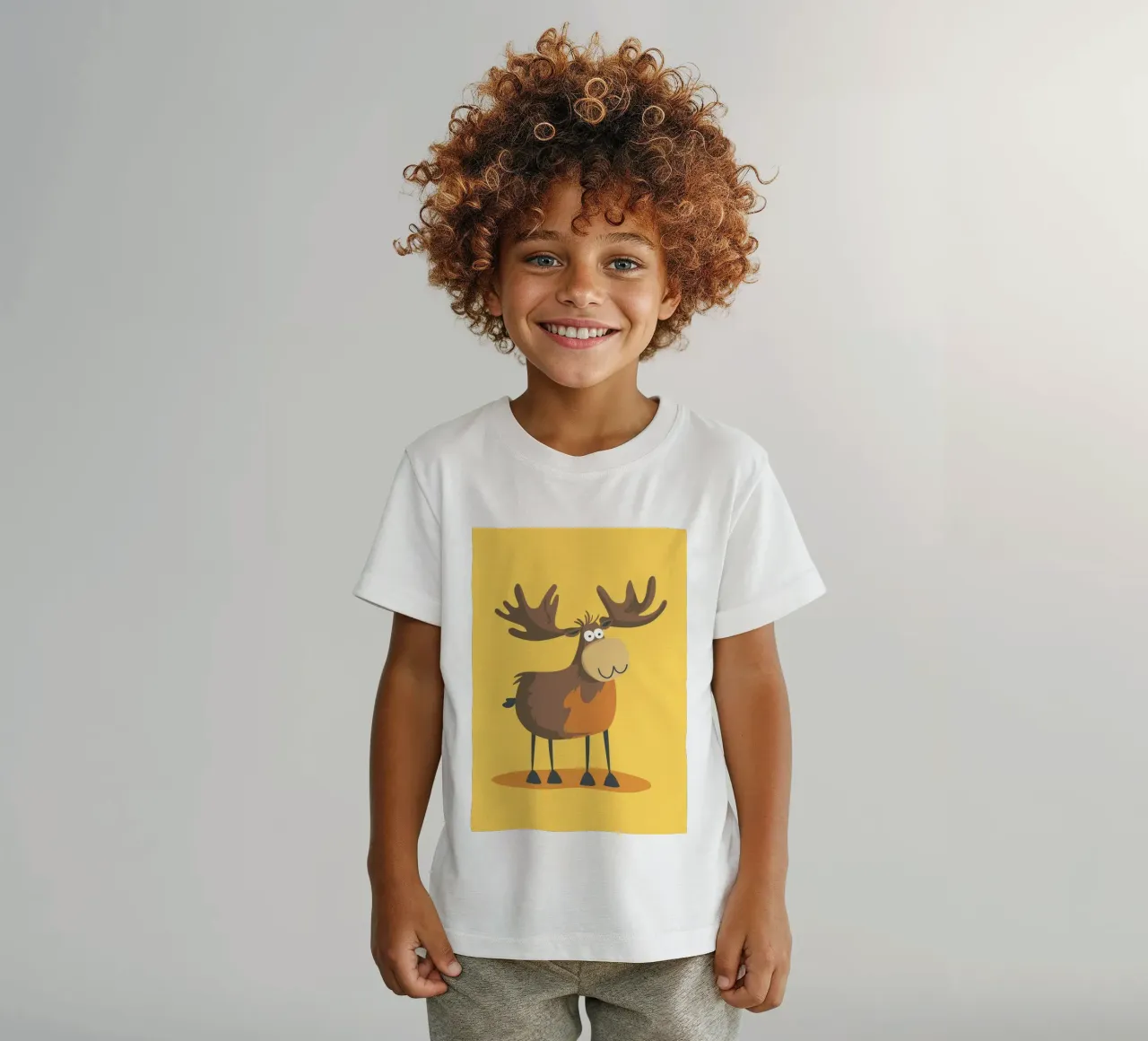 Cervo t-shirt bambini da Little Art Lab