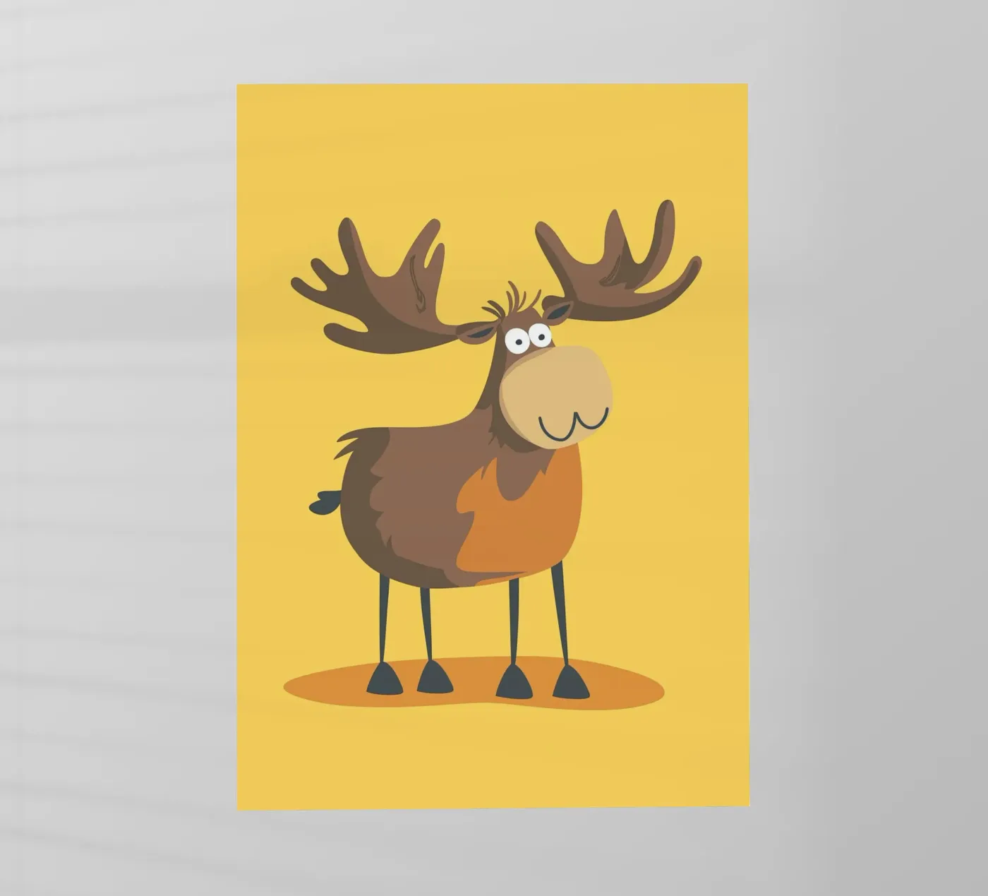 Deer backlit film by Little Art Lab