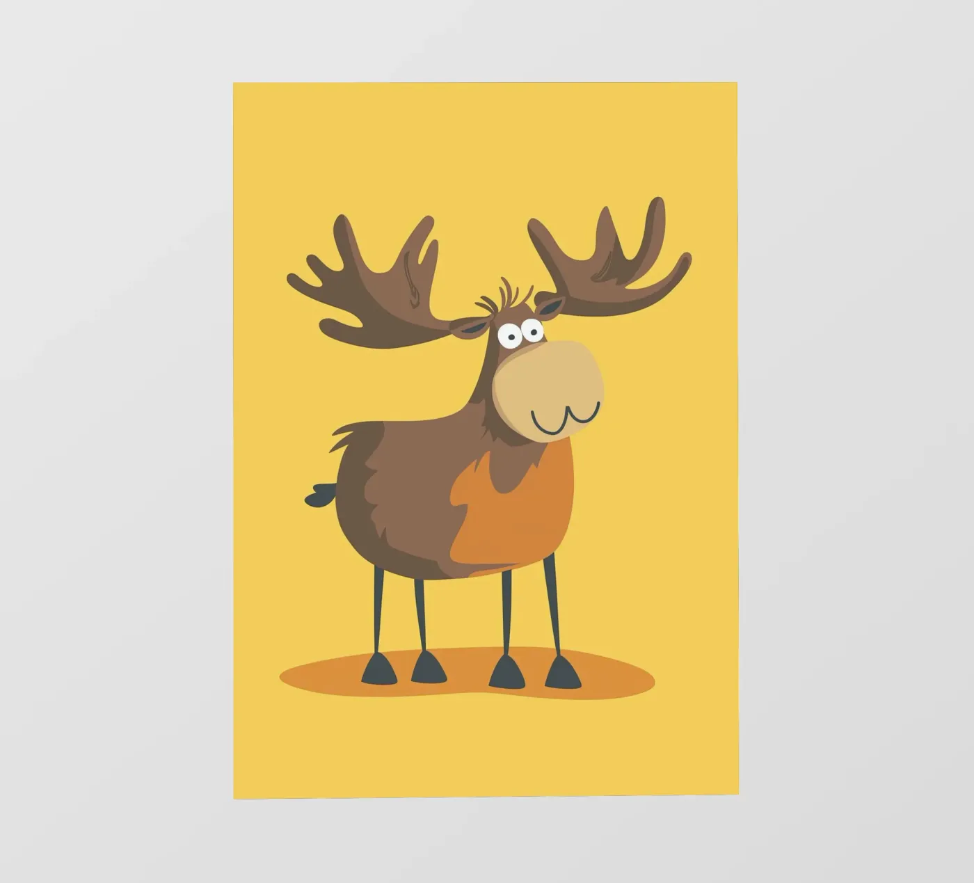 Deer backlit film by Little Art Lab