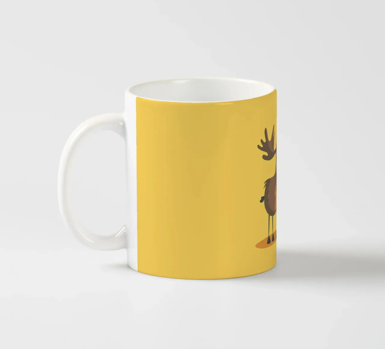 Deer ceramic mug by Little Art Lab