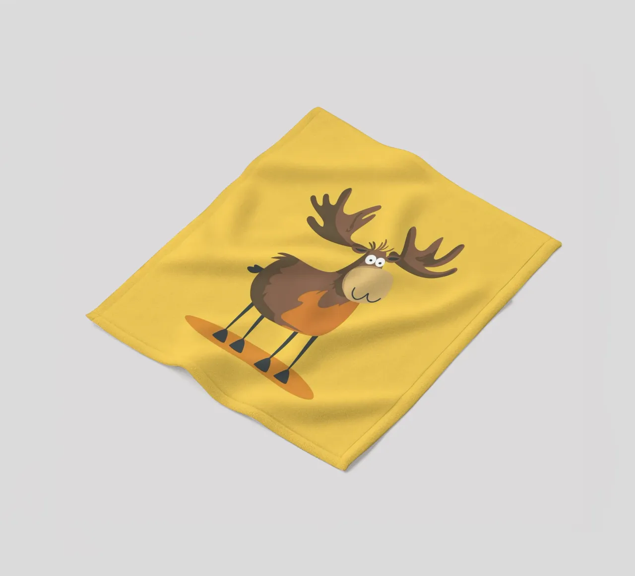 Hirsch Fleecedecke von Little Art Lab