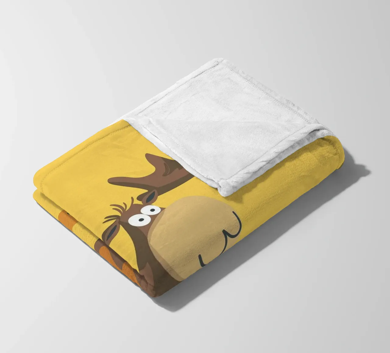 Hirsch Fleecedecke von Little Art Lab