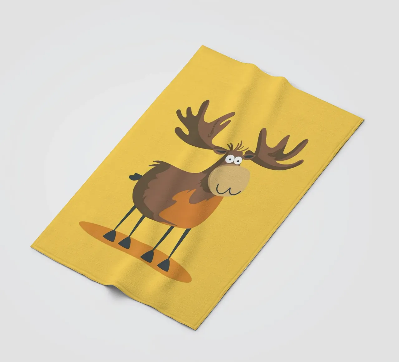 Hirsch Fleecedecke von Little Art Lab