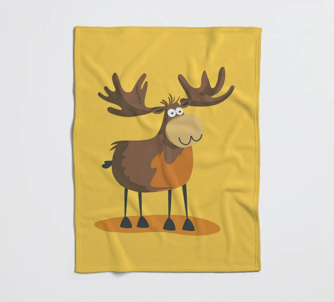 Hirsch Fleecedecke von Little Art Lab