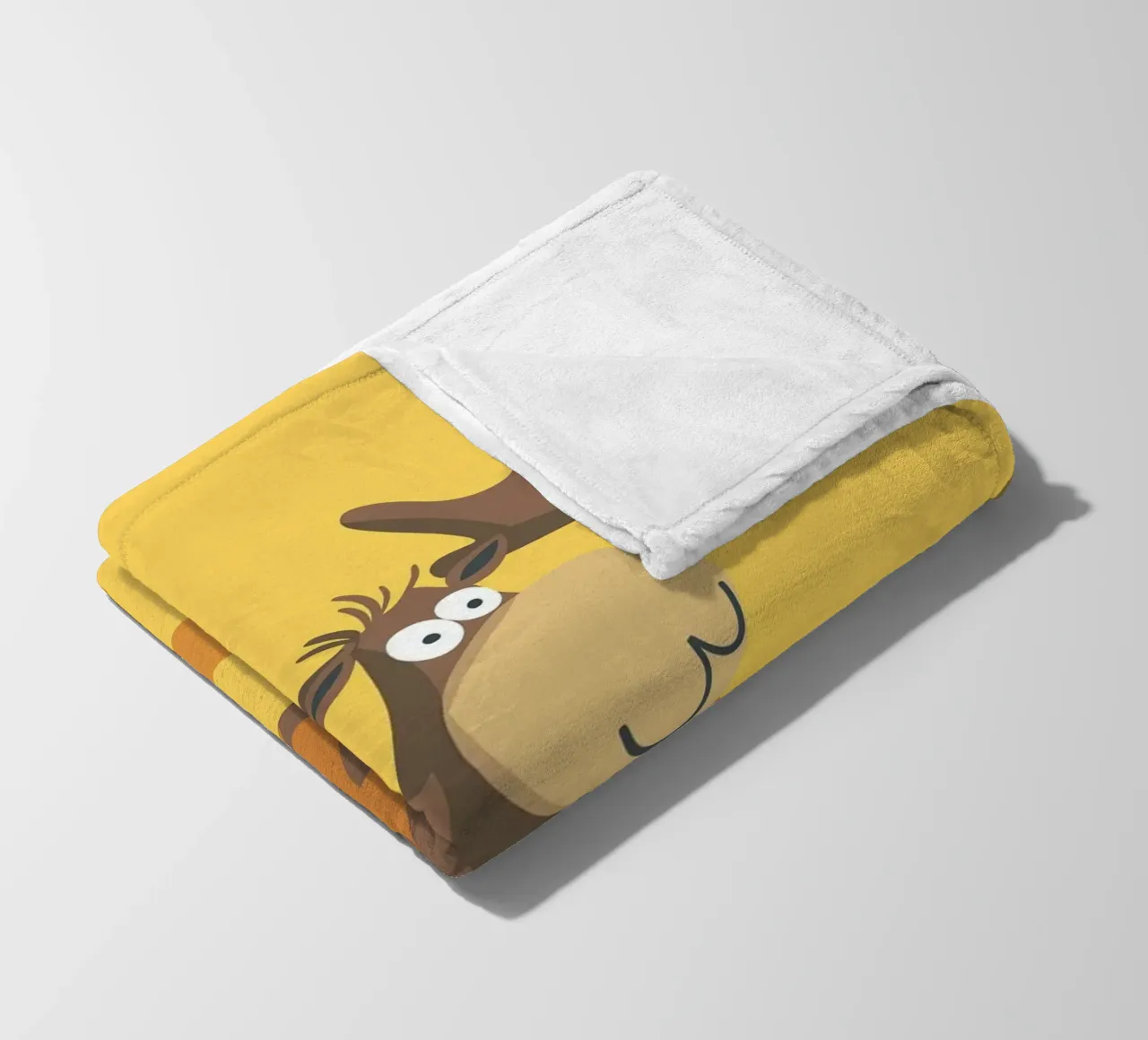 Hirsch Fleecedecke von Little Art Lab