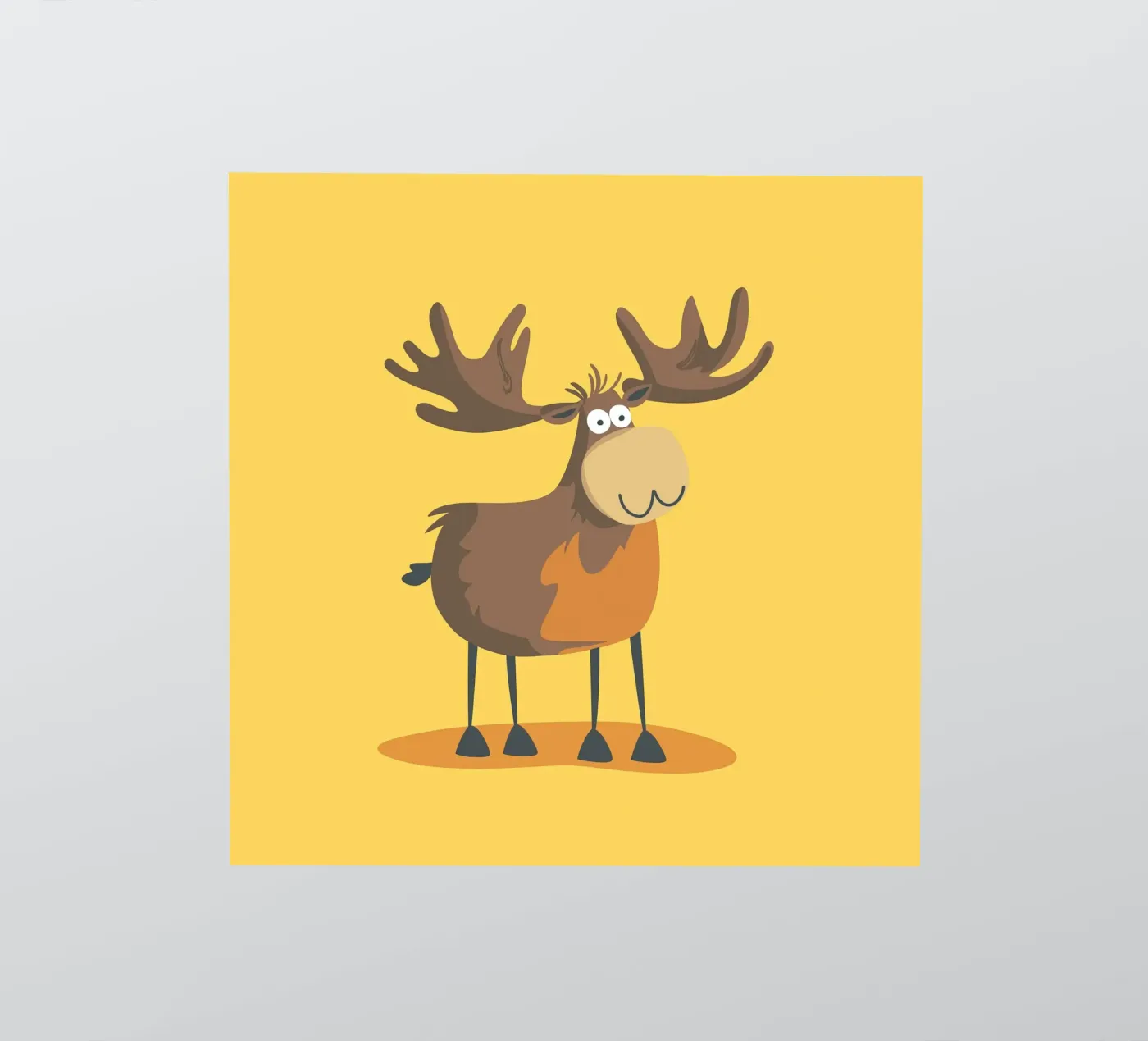 Herten sticker van Little Art Lab