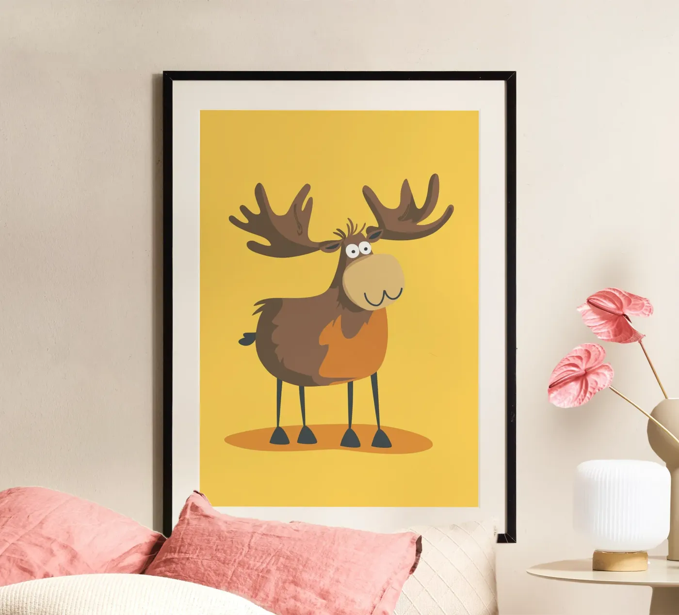 Cerf poster de Little Art Lab