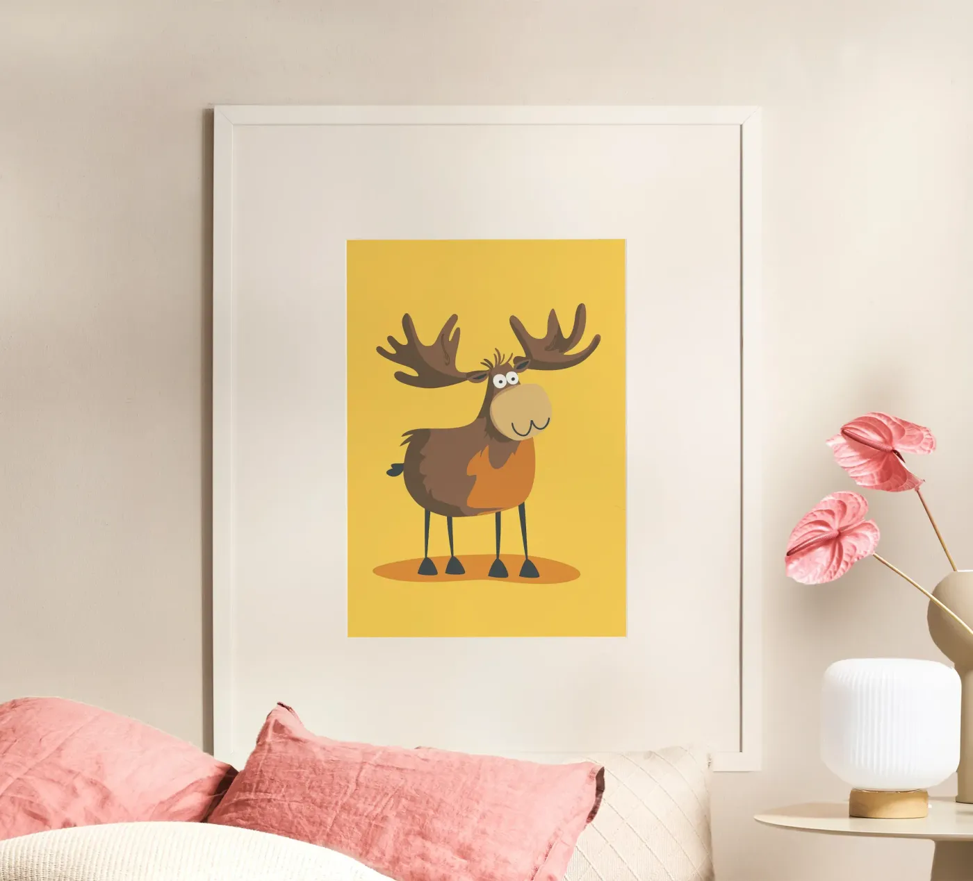 Cerf poster de Little Art Lab