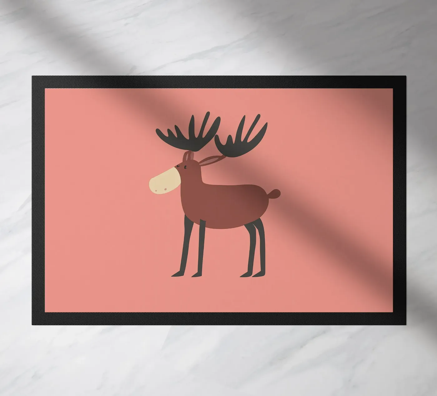 Grand cerf paillasson de Little Art Lab