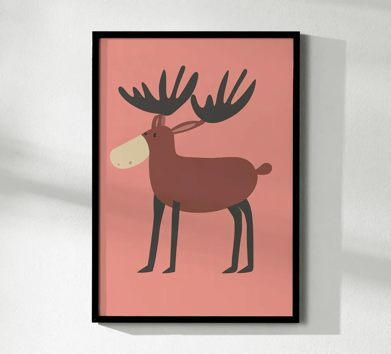 Grande cervo poster da Little Art Lab