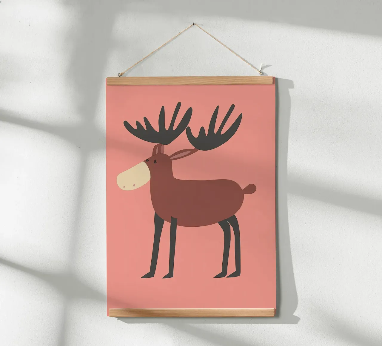 Grande cervo poster da Little Art Lab