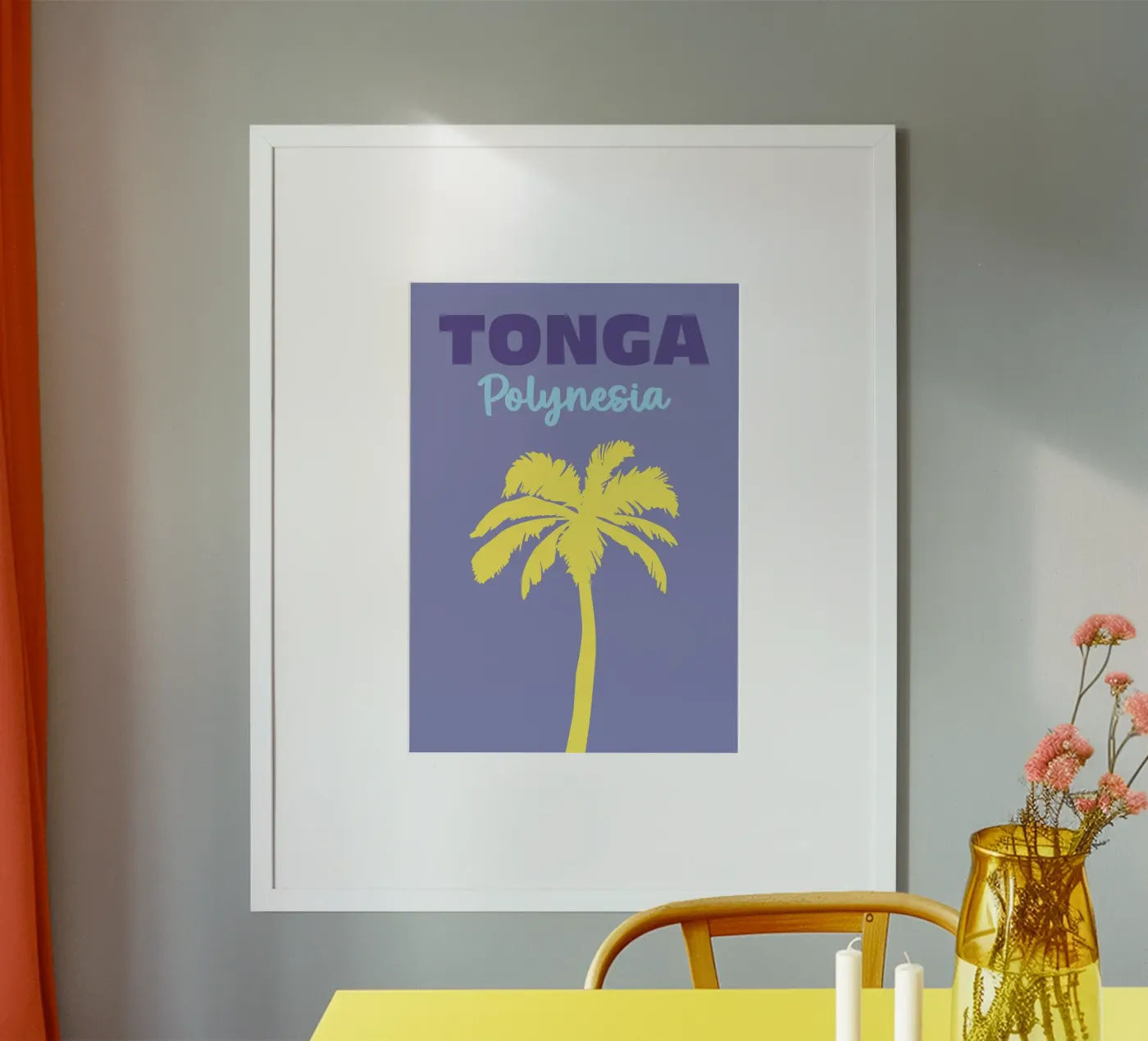 Tonga, Polinesia poster da Colorful Homes