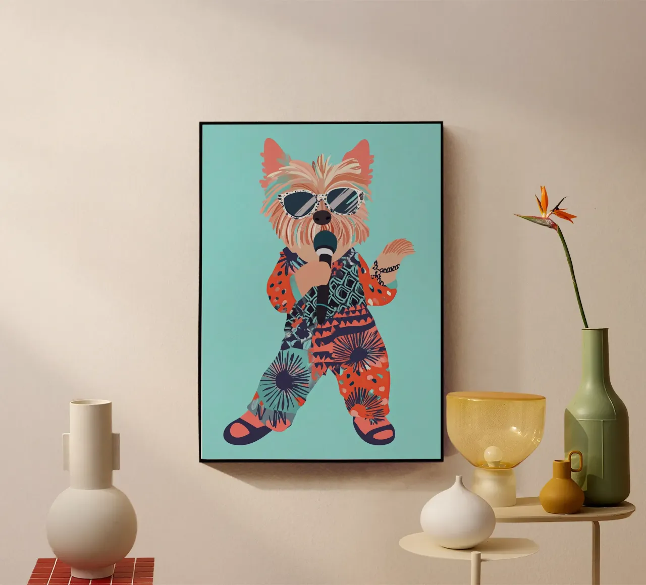 Cane che canta plexiglass da Little Art Lab