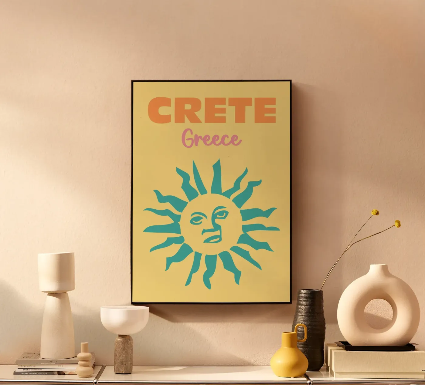 Crete, Greece acrylic glass by Colorful Homes