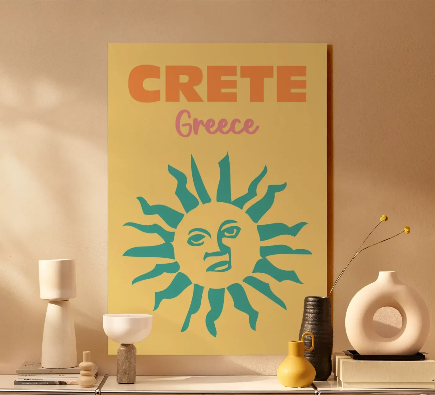 Crete, Greece acrylic glass by Colorful Homes