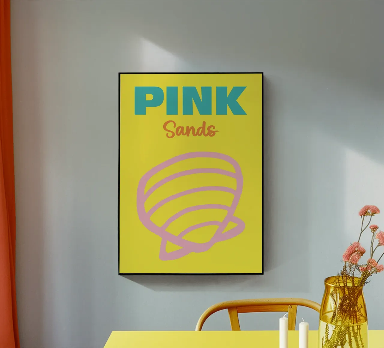 Pink Sands plexiglass da Colorful Homes