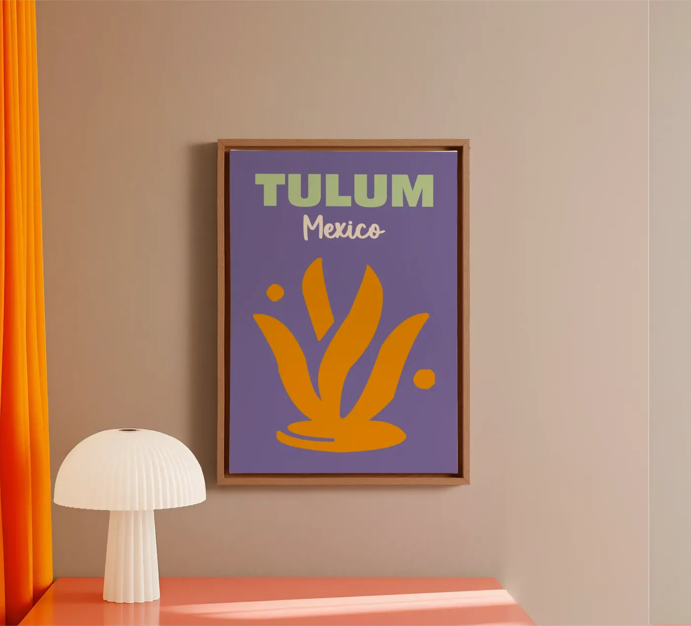 Tulum, Mexico canvas by Colorful Homes