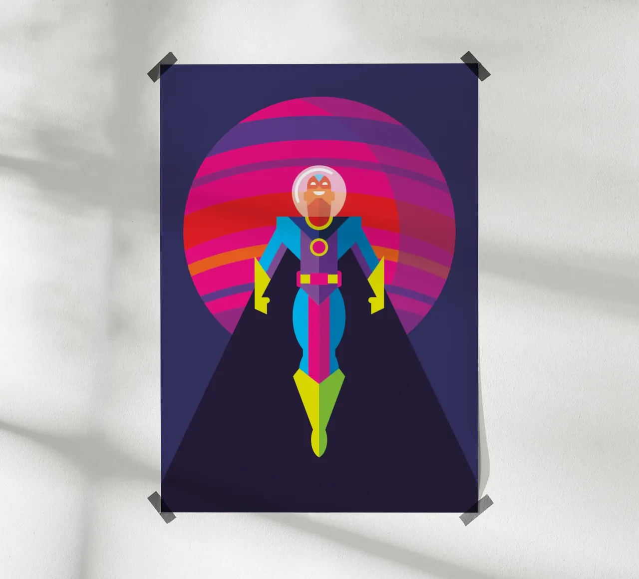 Space Hero poster by Looks n Brains