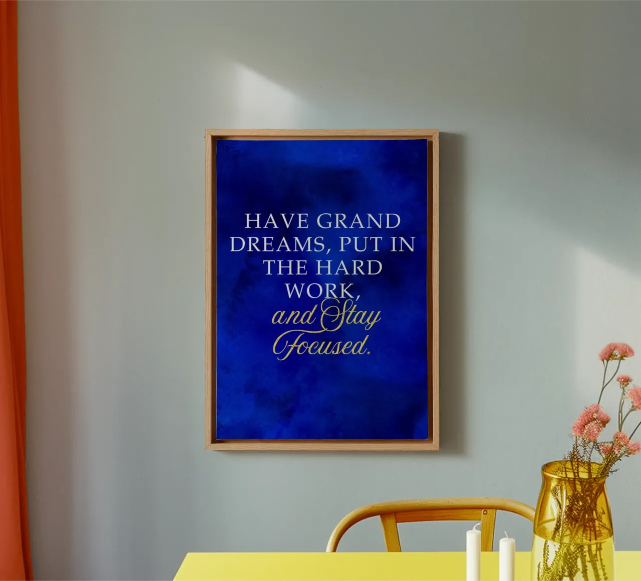 A Motivational Mantra for Success canvas by Artistic-shop