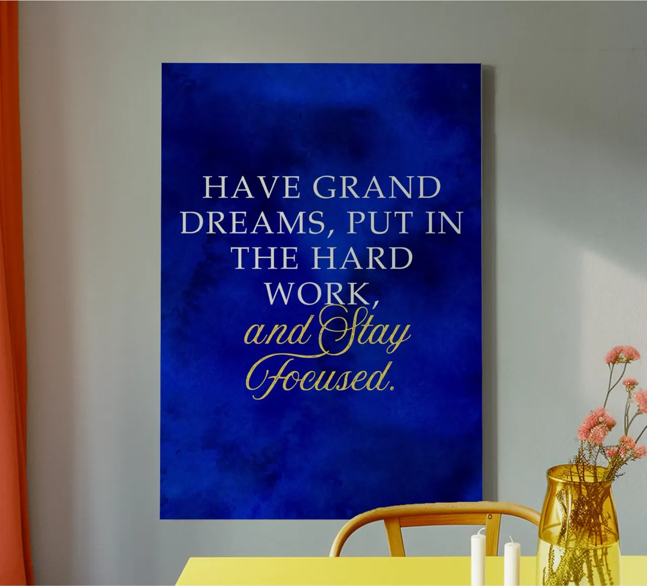 A Motivational Mantra for Success canvas by Artistic-shop