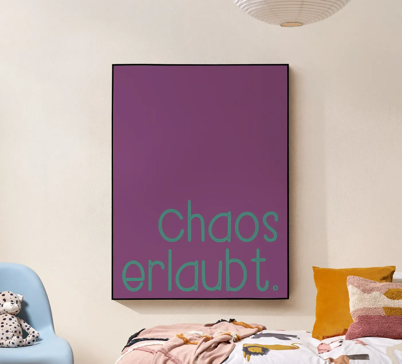 Chaos permitted - purple, mint plexiglass da Studio Cinnamon