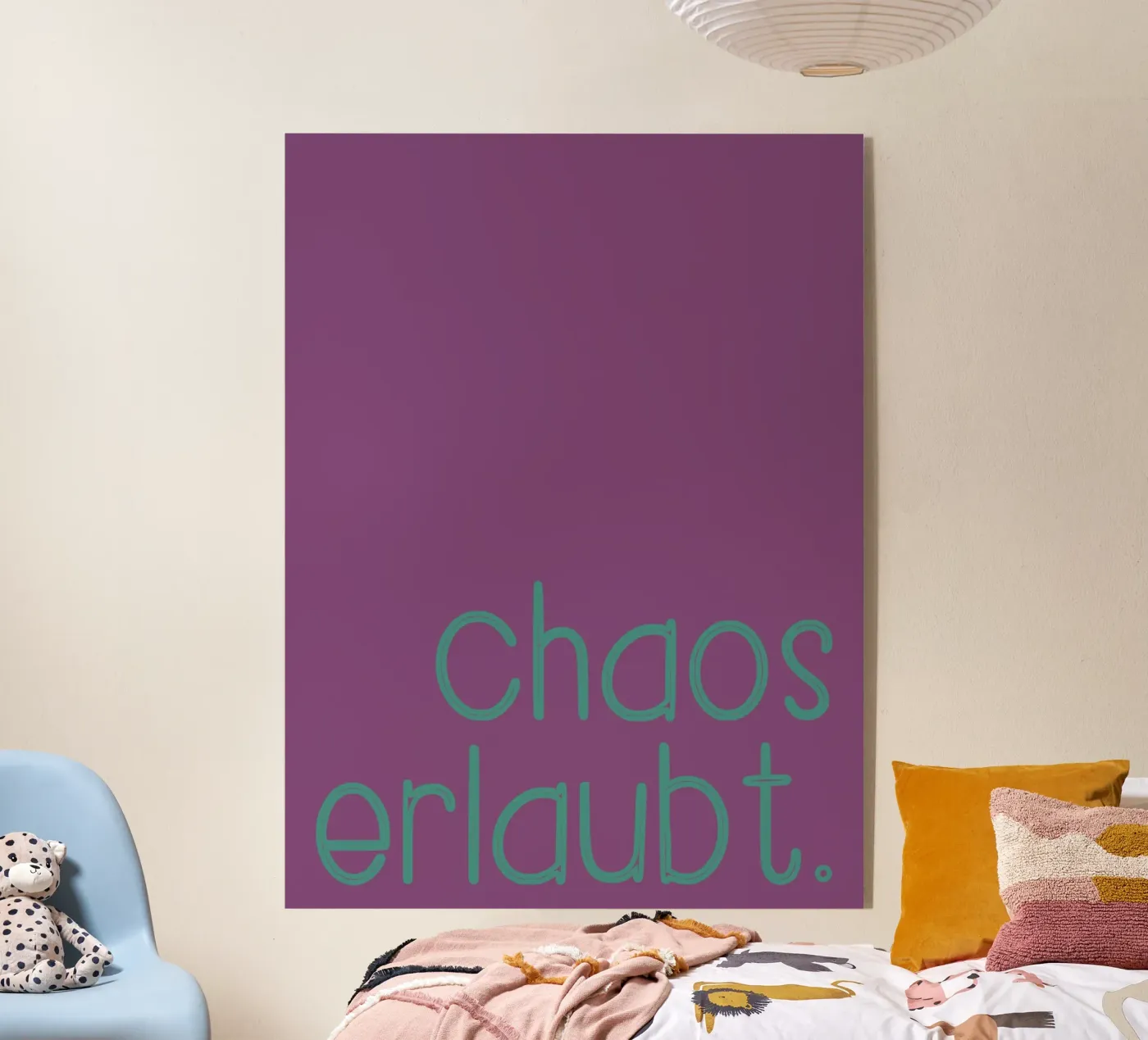 Chaos permitted - purple, mint plexiglass da Studio Cinnamon