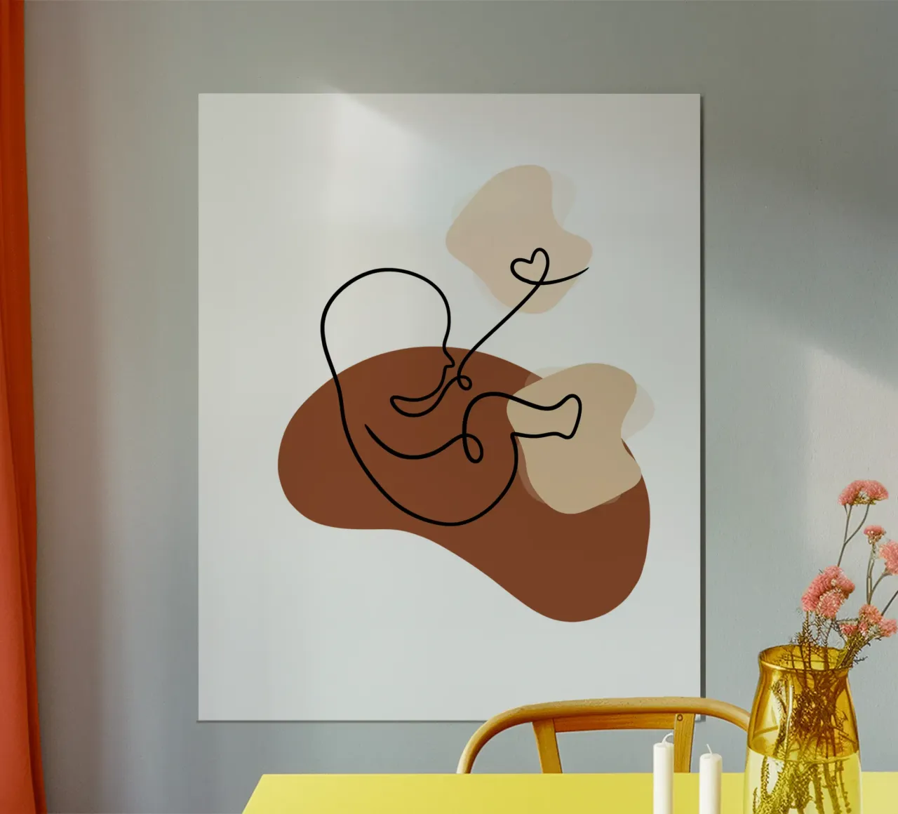 Bambino minimalista poster con telaio in legno da YSV MINIMALIST