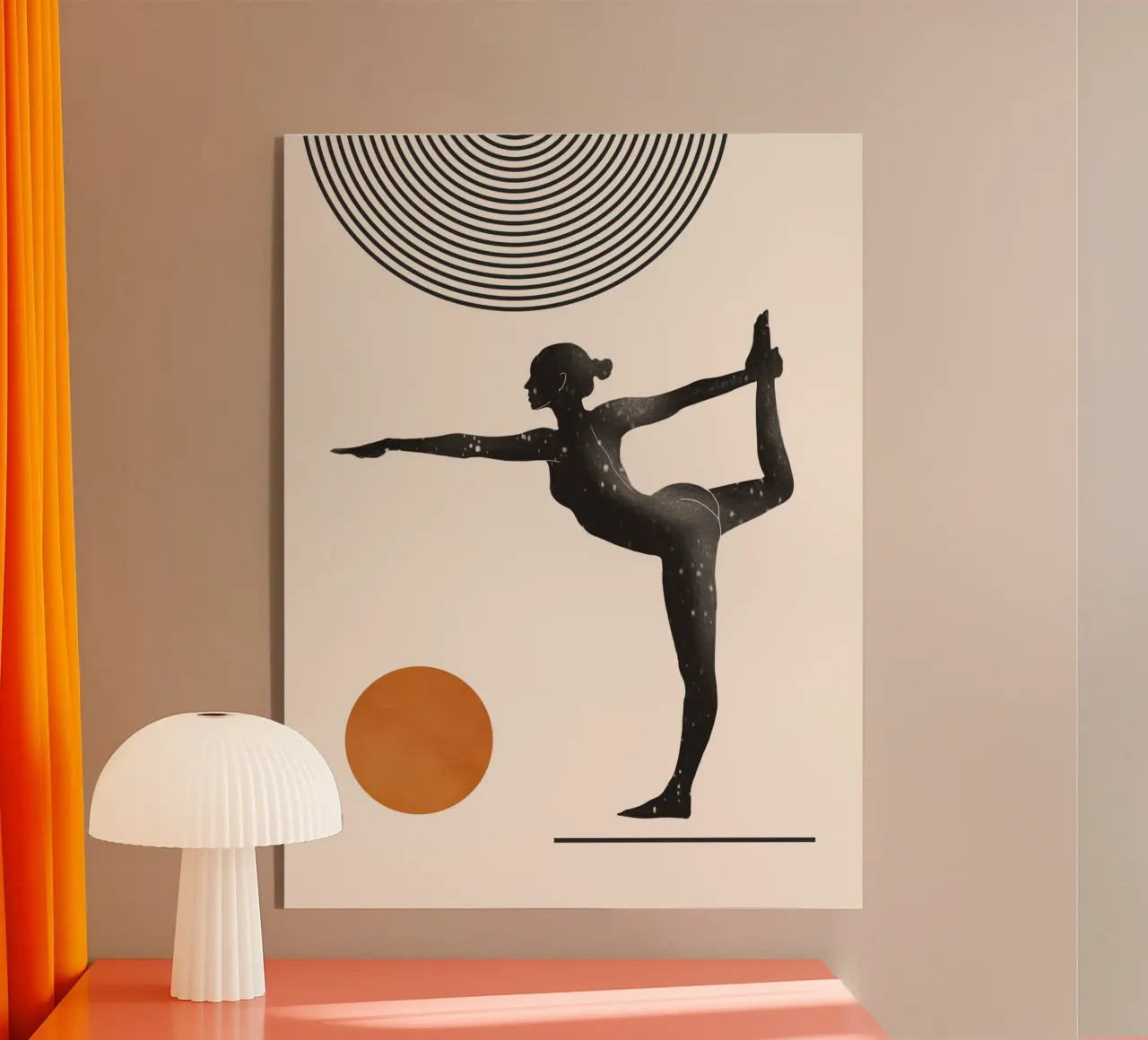Equilibrio yoga plexiglass da ThingDesign