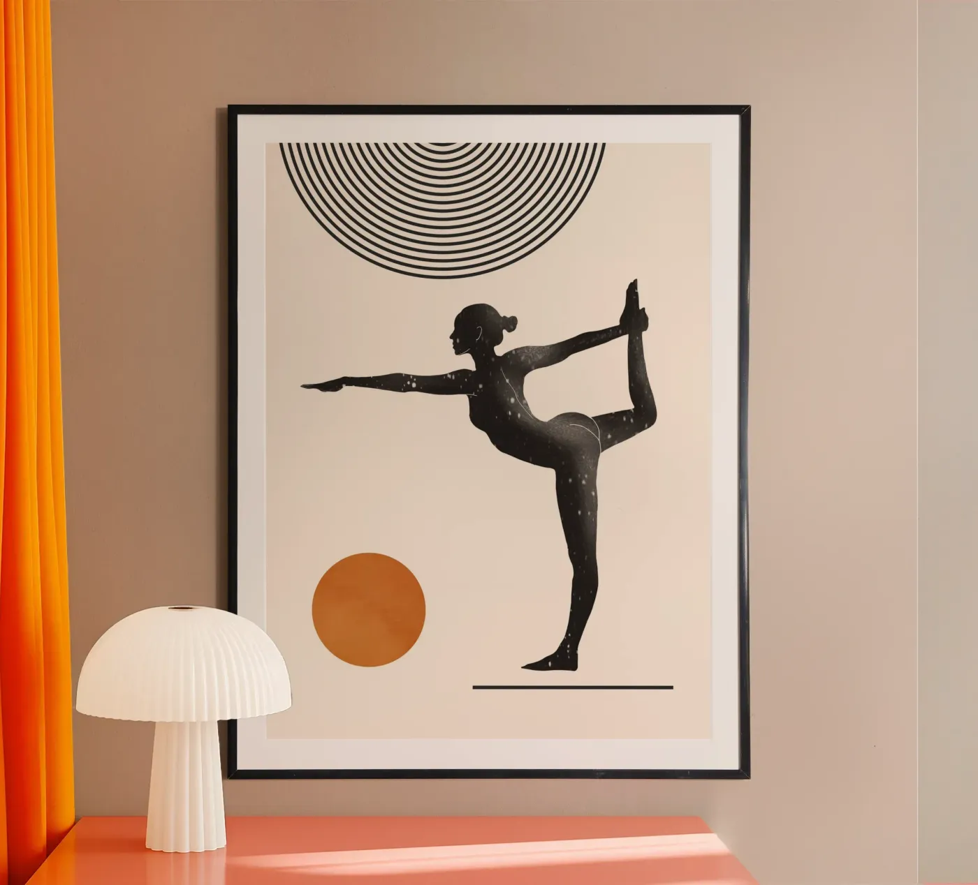 Equilibrio yoga poster da ThingDesign