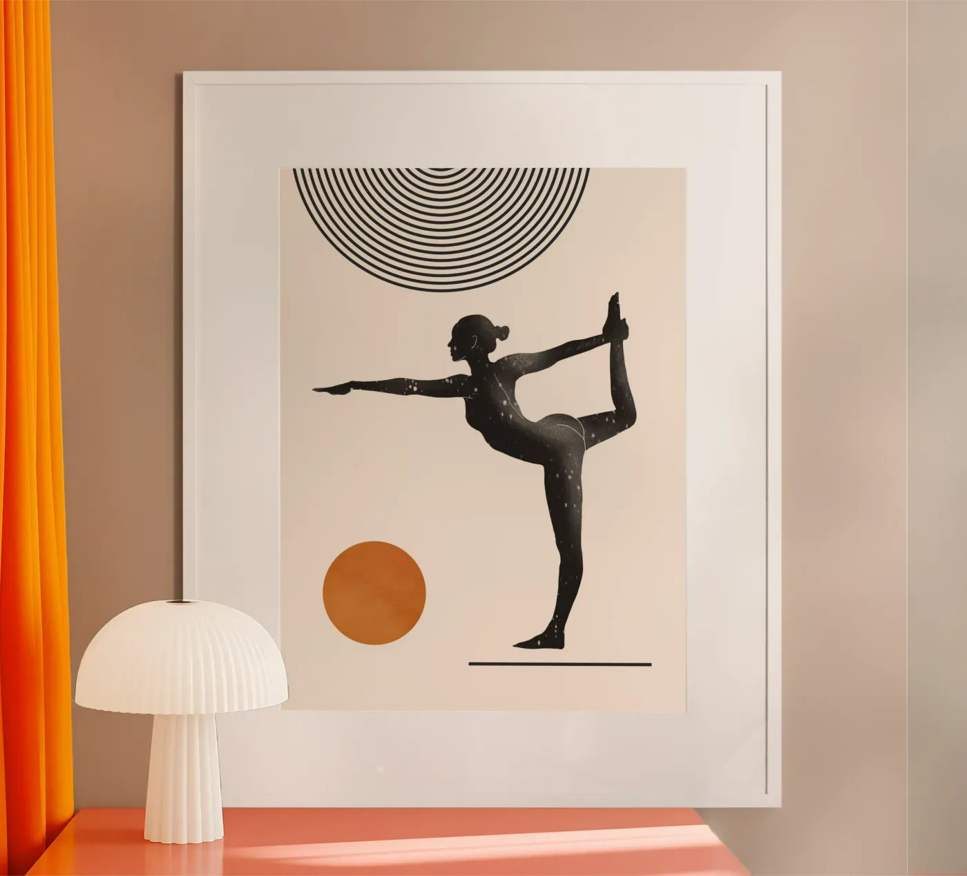 Equilibrio yoga poster da ThingDesign