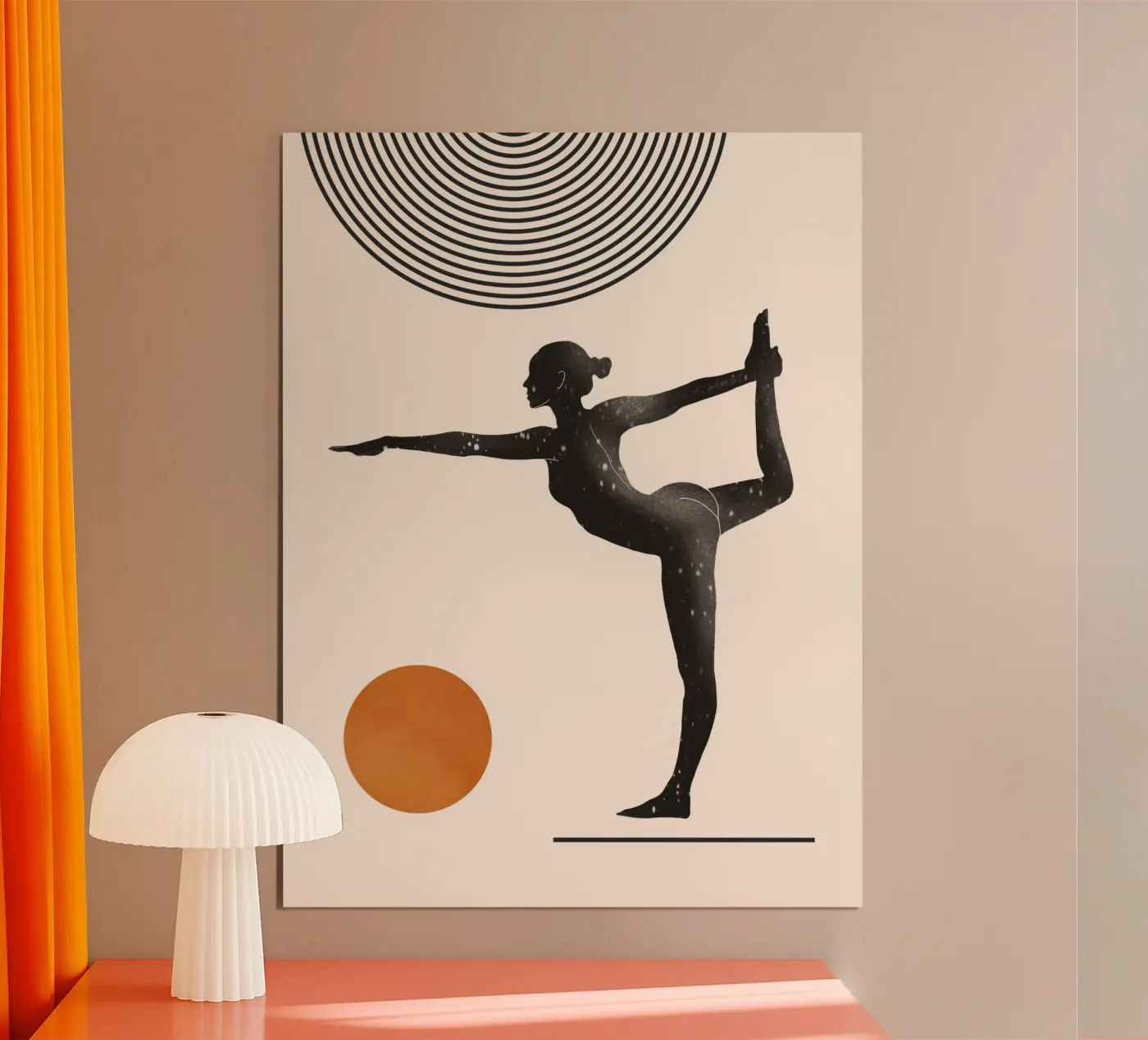 Equilibrio yoga poster da ThingDesign