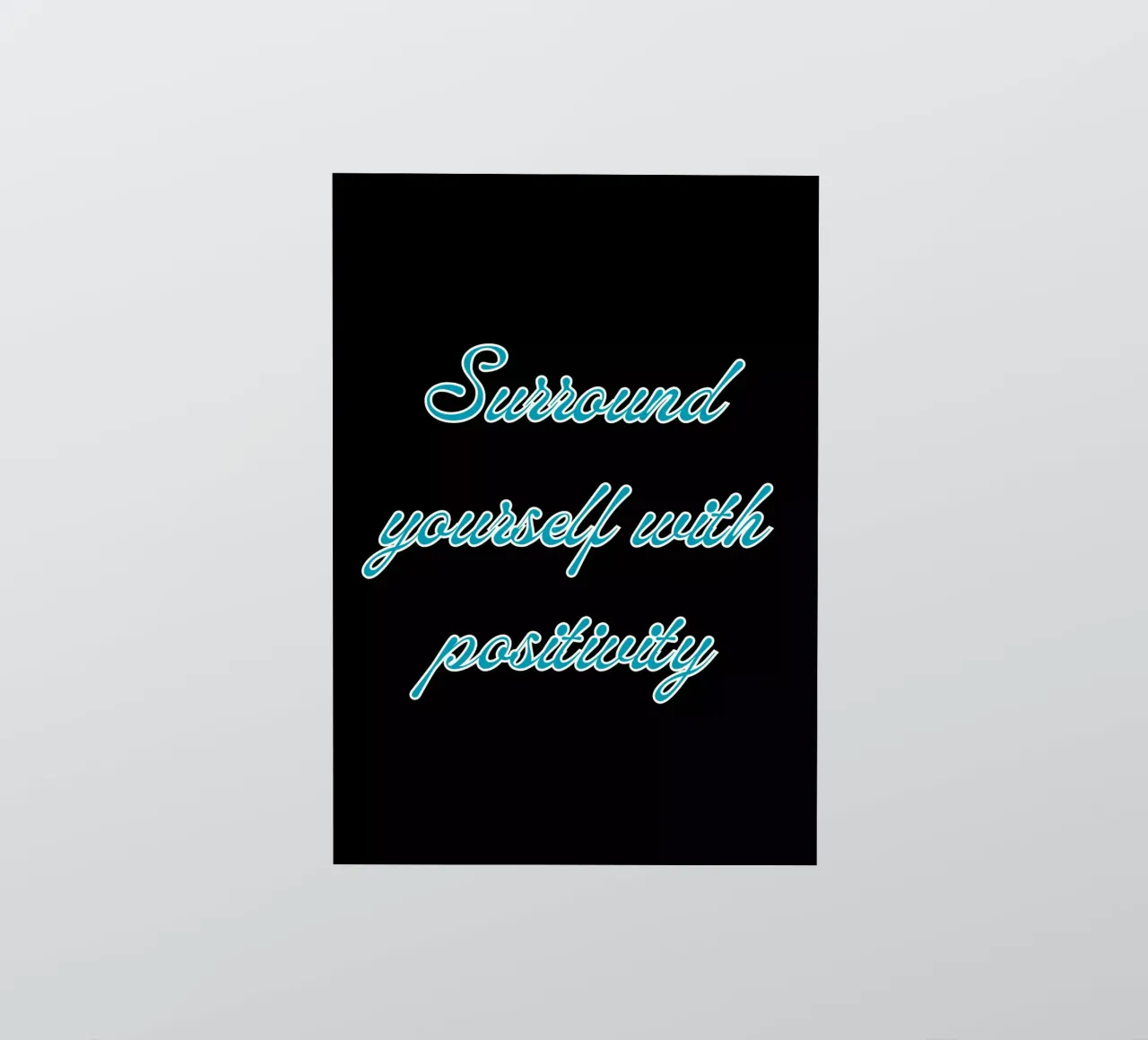 Vibrations positives : Une dose quotidienne d'inspiration autocollant de Artistic-shop