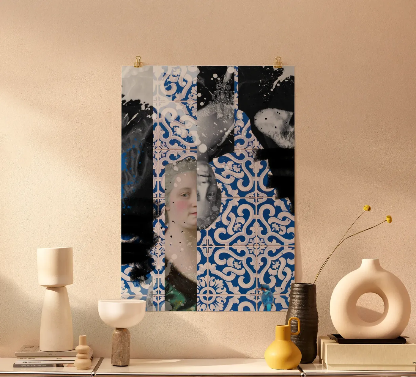 Feeling blue poster by artGi