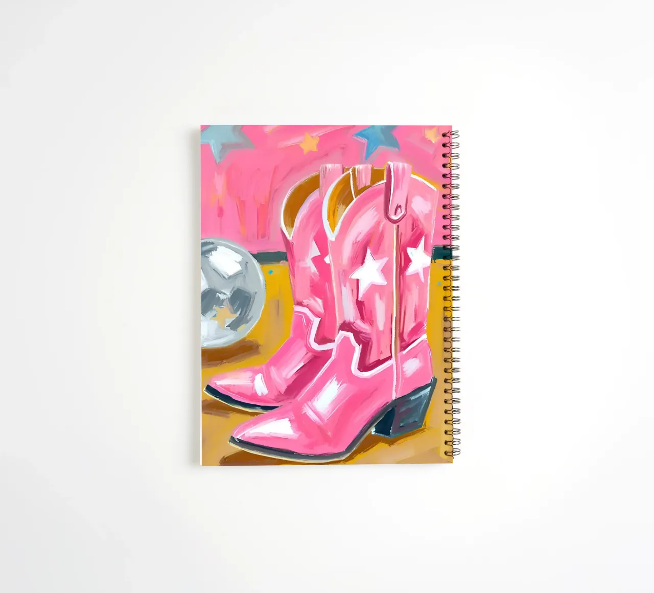 Disco Boots spiral notebook by Ohkimiko