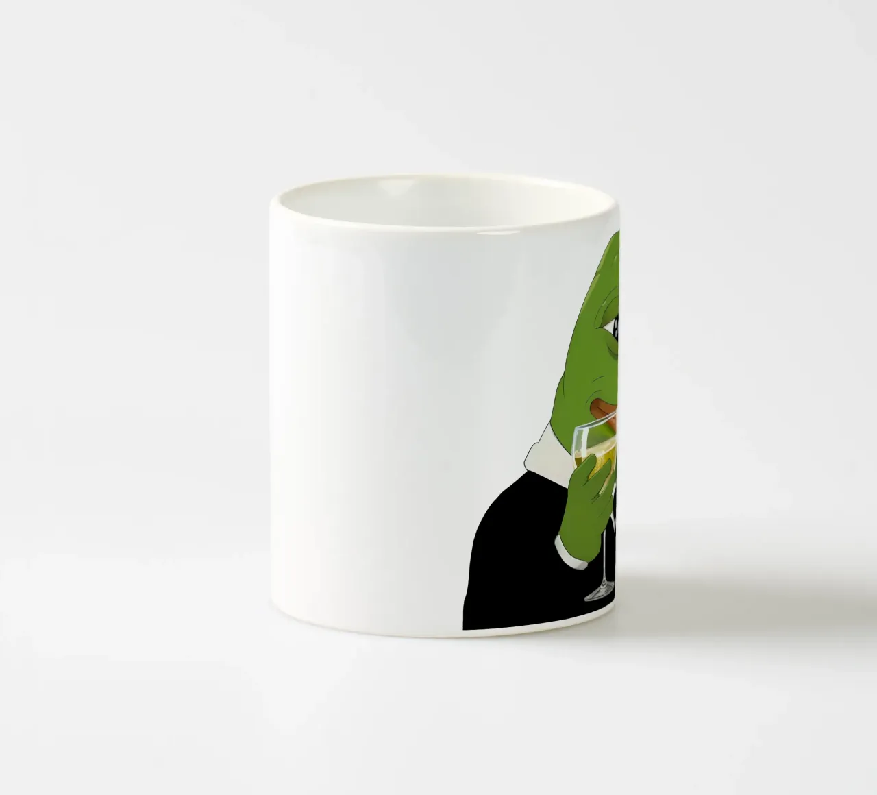 Pepe Frog Cheers Meme Art tazza in ceramica da Lootprint
