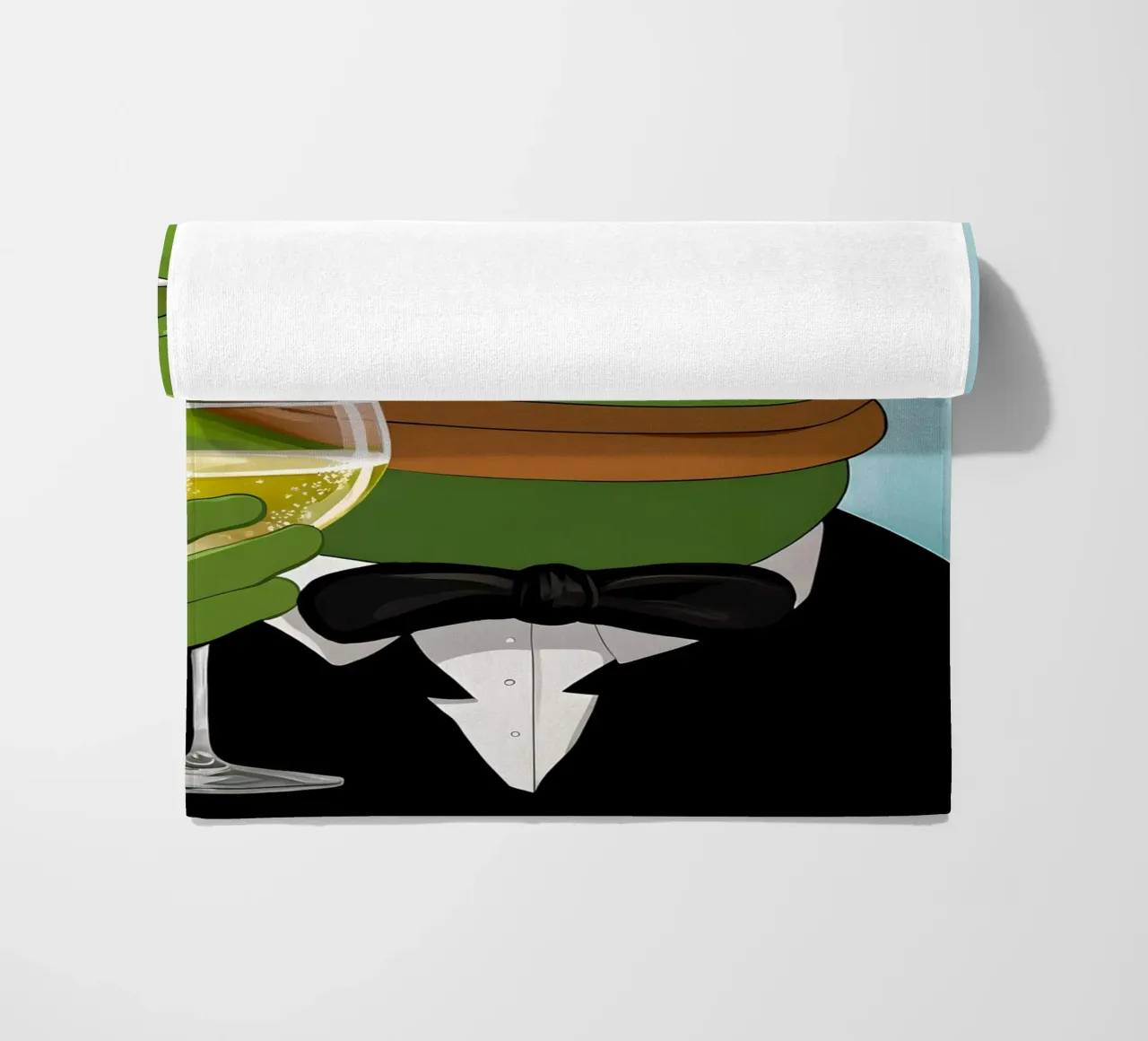 Pepe Frog Cheers Meme Art telo mare da Lootprint