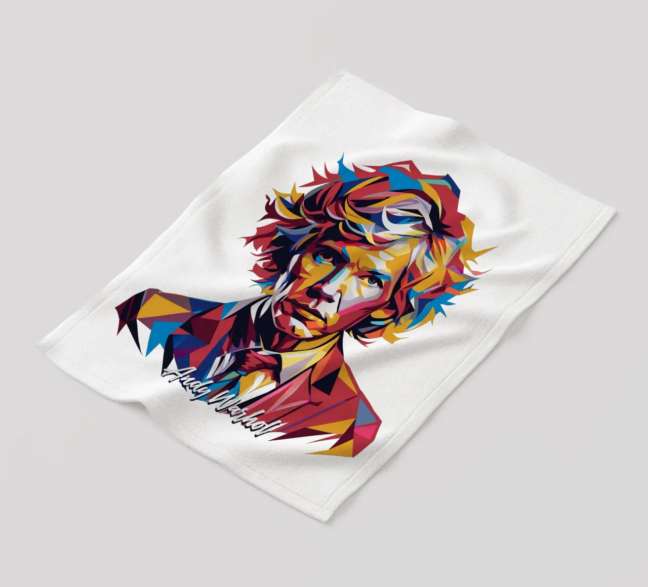 Andy Warhol WPAP Por Art fleece blanket by vectorartnesia