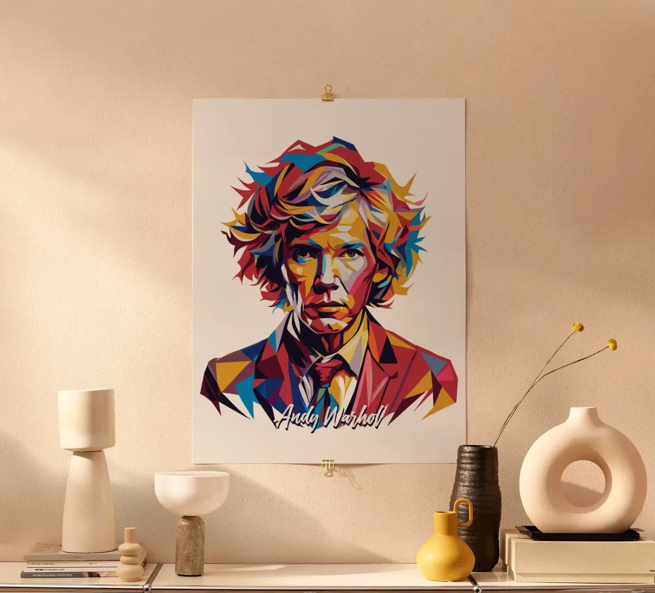 Andy Warhol WPAP Por Art Hahnemühle von vectorartnesia