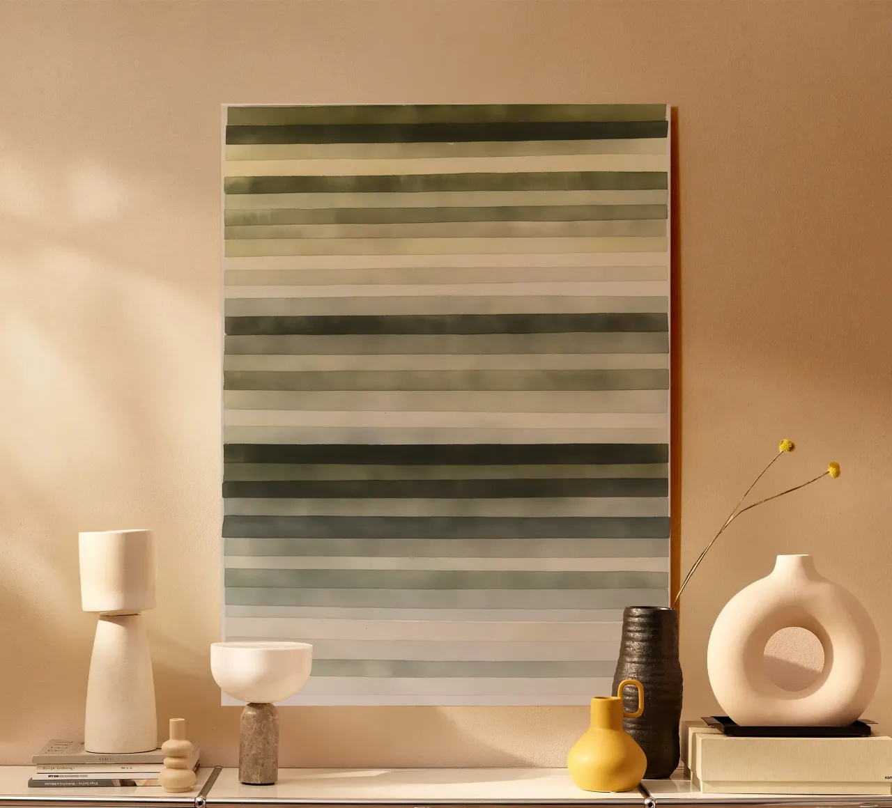 Olive Quiet plexiglass da Form & Field Studio