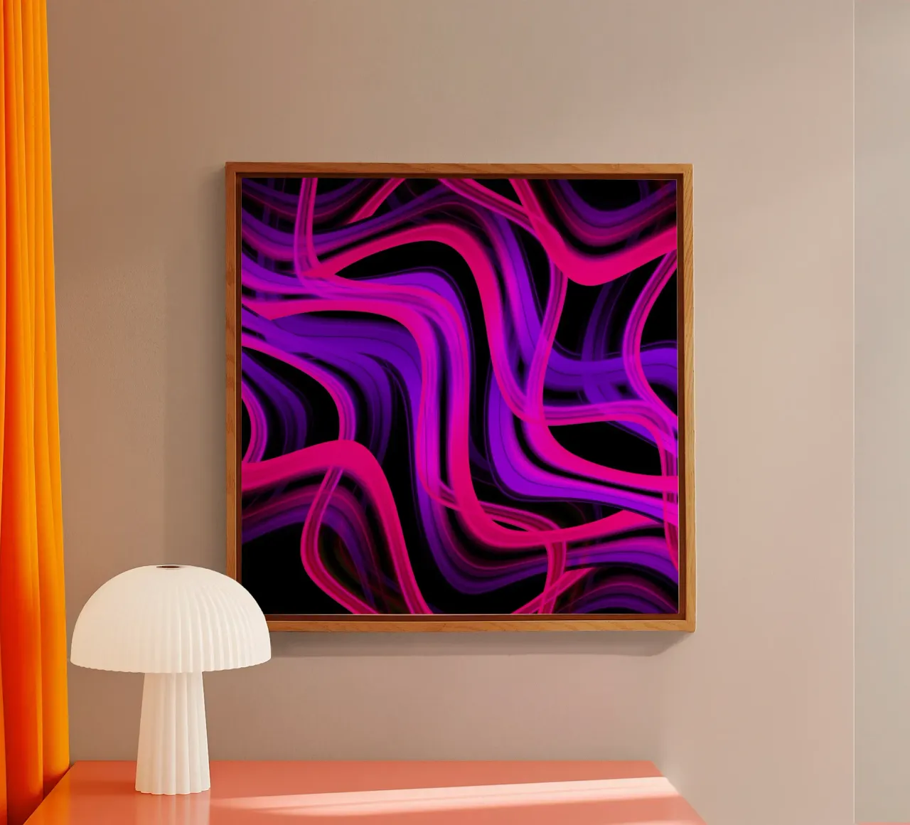 Wavy lines acryl van Atteloi Art