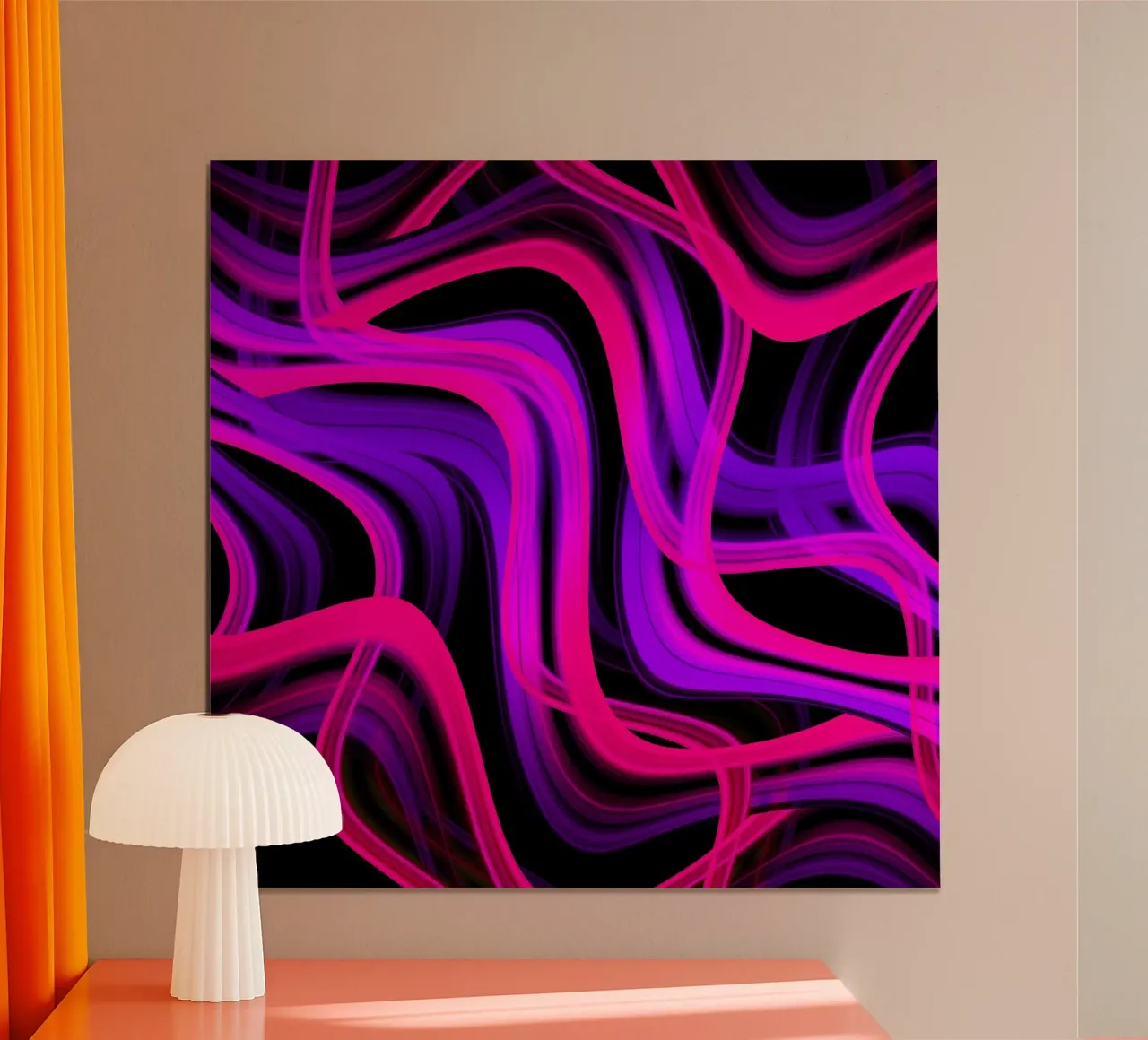 Linee ondulate poster da Atteloi Art